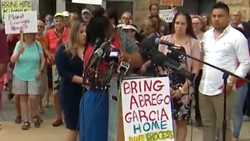 Rally for Illegal Immigrant Kilmar Abrego Garcia