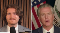 Newsom Claims Media Fawns Over Trump