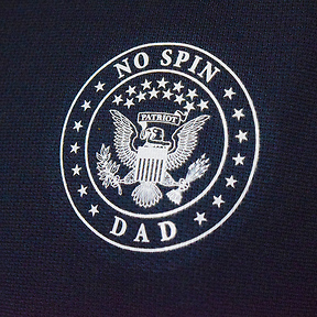 No Spin Dad Moisture Wicking Polo Shirt Slide 1