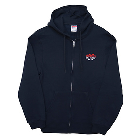 American Patriot Hooded Zip Front Sweatshirt