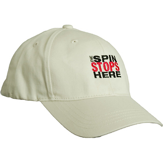 The Spin Stops Here
Structured Baseball Cap