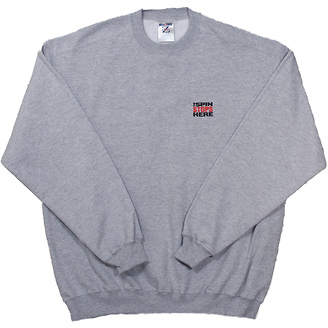 The Spin Stops Here
Crewneck Sweatshirt