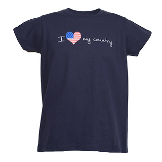 I Love My Country Women's T-Shirt