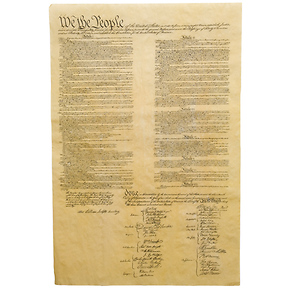 United States Constitution Historical Document Slide 0