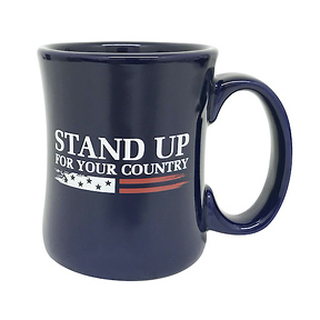 Stand Up For Your Country Diner Coffee Mug Slide 0