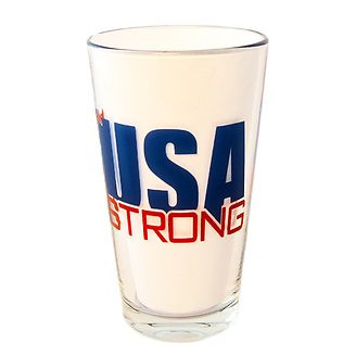 USA Strong Pint Glass Set