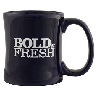 Bold and Fresh Diner Coffee Mug