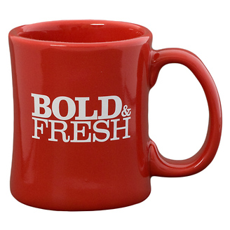 Bold and Fresh Diner Coffee Mug