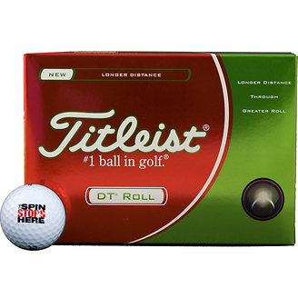 The Spin Stops Here
Titleist DT ROLL Box of 12 Balls