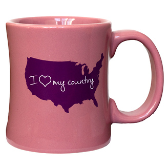 I Love My Country Diner Coffee Mug