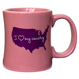 I Love My Country Diner Coffee Mug