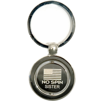 No Spin Sister
Keychain