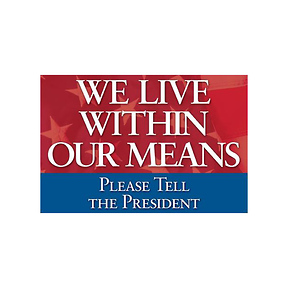 Please Tell The President Static Window Decal