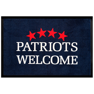 Patriots Welcome Jumbo Doormat