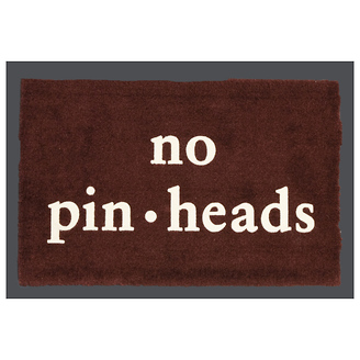 No Pinheads Doormat