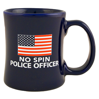 No Spin Police Officer Diner Coffee Mug