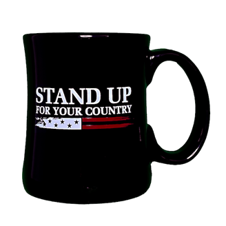 Stand Up For Your Country Diner Coffee Mug