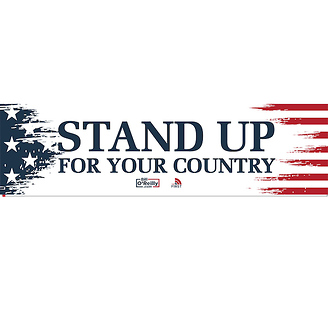 Stand Up For Your Country - Pack of 5 stickers