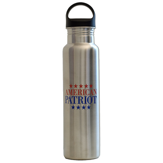 American Patriot Stainless Steel 24 oz. Water Bottle