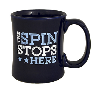 The Spin Stops Here Diner Coffee Mug