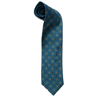 Hickey Freeman Hand Tailored Tie (Teal)