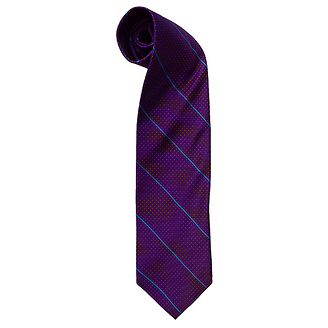 Hickey Freeman Hand Tailored Tie (Purple)