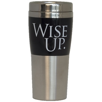 Wise Up
Travel Mug