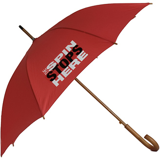 The Spin Stops Here 
Street Umbrella