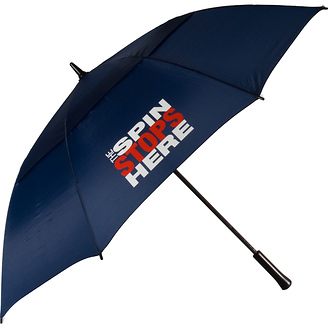 The Spin Stops Here 
Golf Umbrella