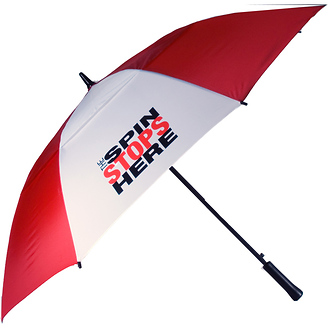 The Spin Stops Here 
Golf Umbrella