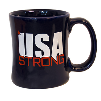 USA Strong Diner Coffee Mug