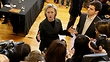Hillary Clinton finally takes questions, defends speech income