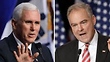 US election: Kaine and Pence square off in vice-presidential debate